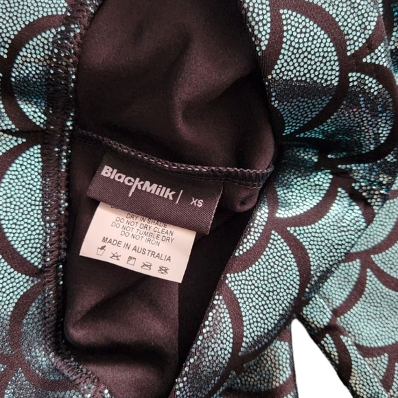 BlackMilk Shimmery Green Mermaid Leggings XS Limited Edition - Picture 2 of 6